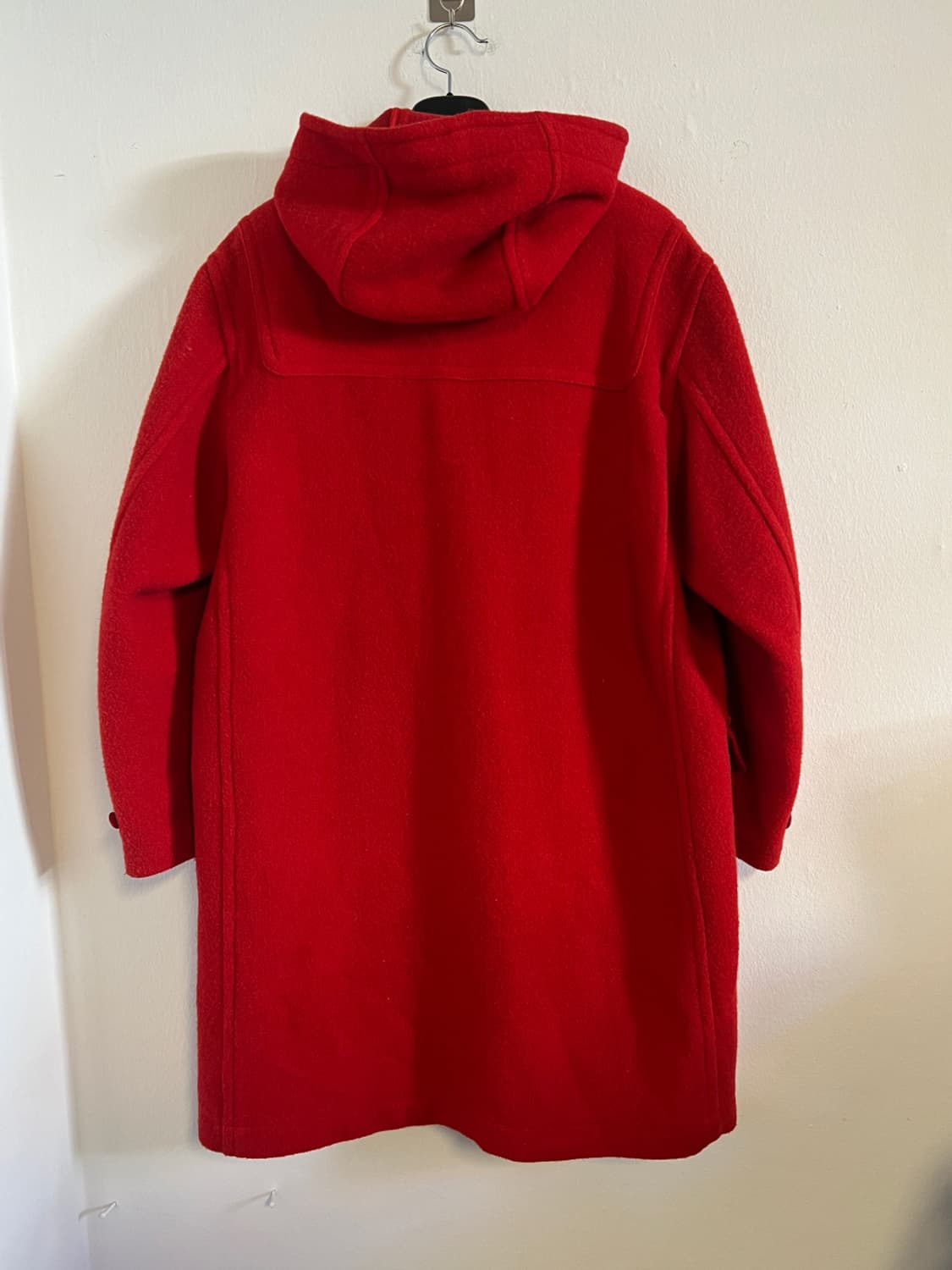 칸사이 Kansai 레드 후드 롱 더플 코트 상품이미지2
