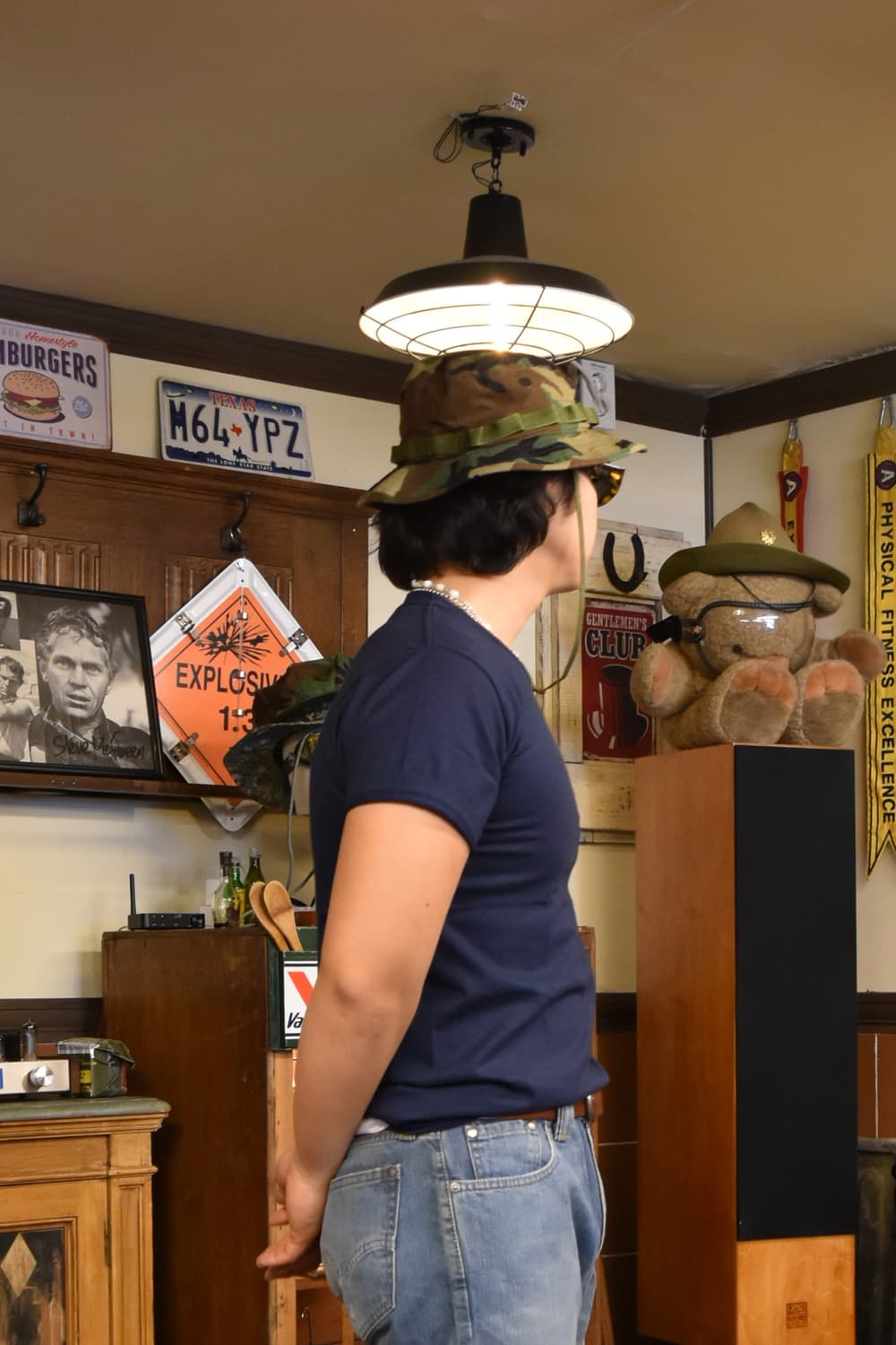 미국 NYPD 반팔티셔츠 네이비 M(95) / L(100) 사이즈 새상품 상품이미지3