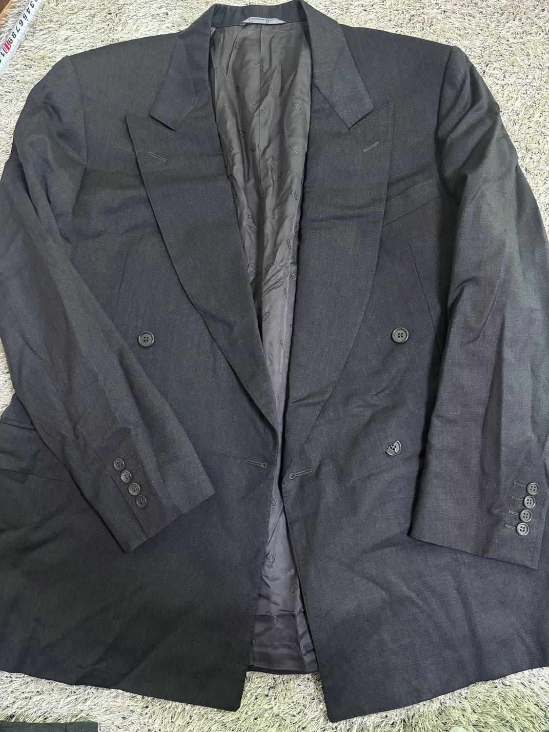 이태리제 CHRISTIAN DIOR 더블 블레이저 사이즈 105-110 상품이미지1