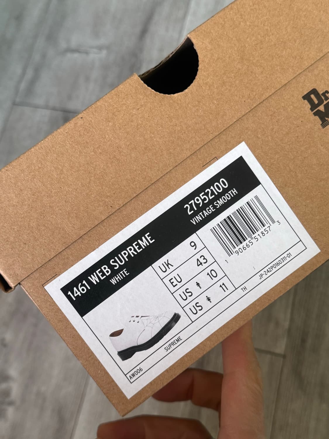 슈프림 스파이더웹 닥터마틴 280 상품이미지5