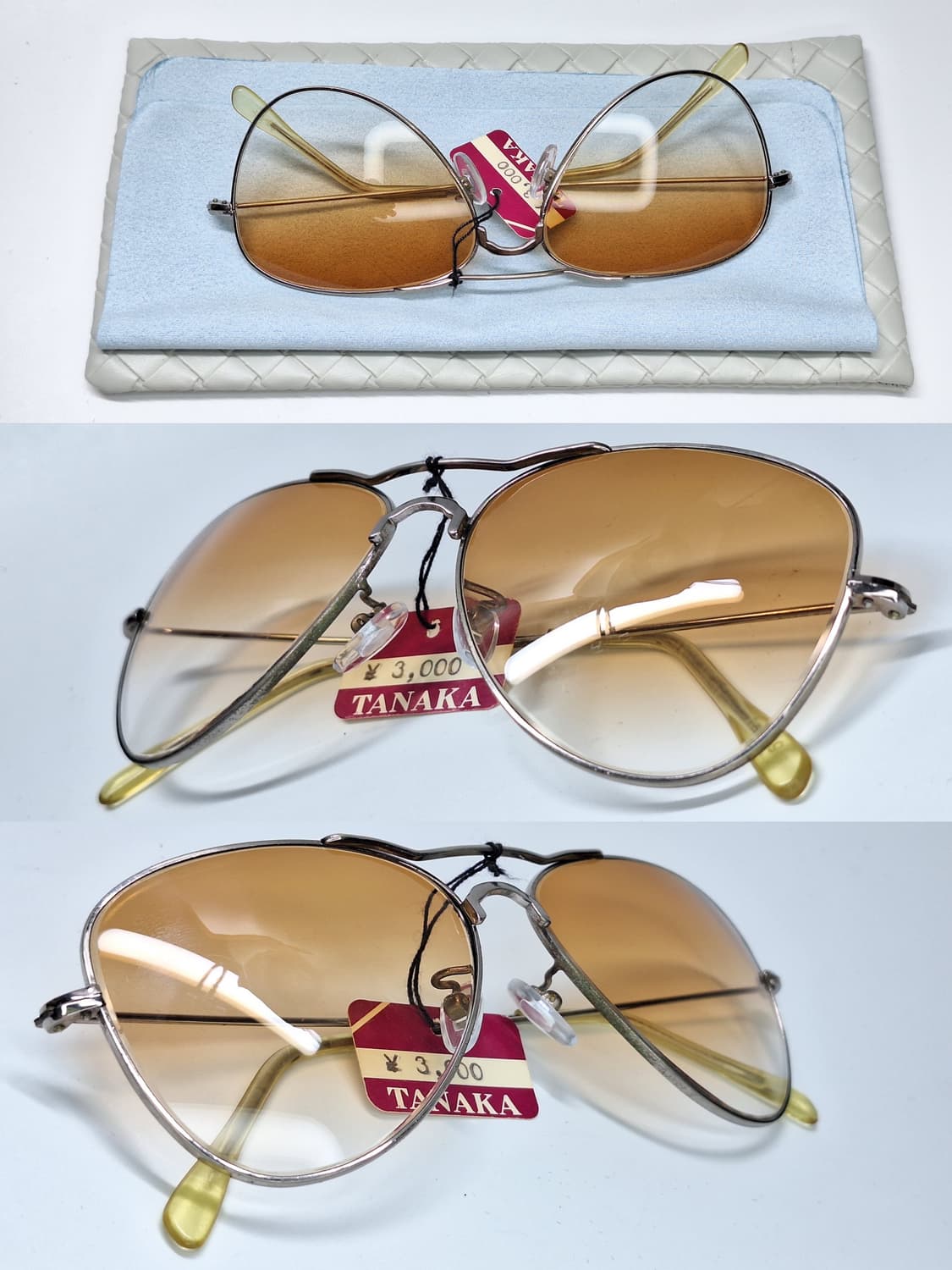 90s 일본제 빈티지 데드스톡 미사용/투브릿지 선글라스 A-199 클래식 상품이미지2