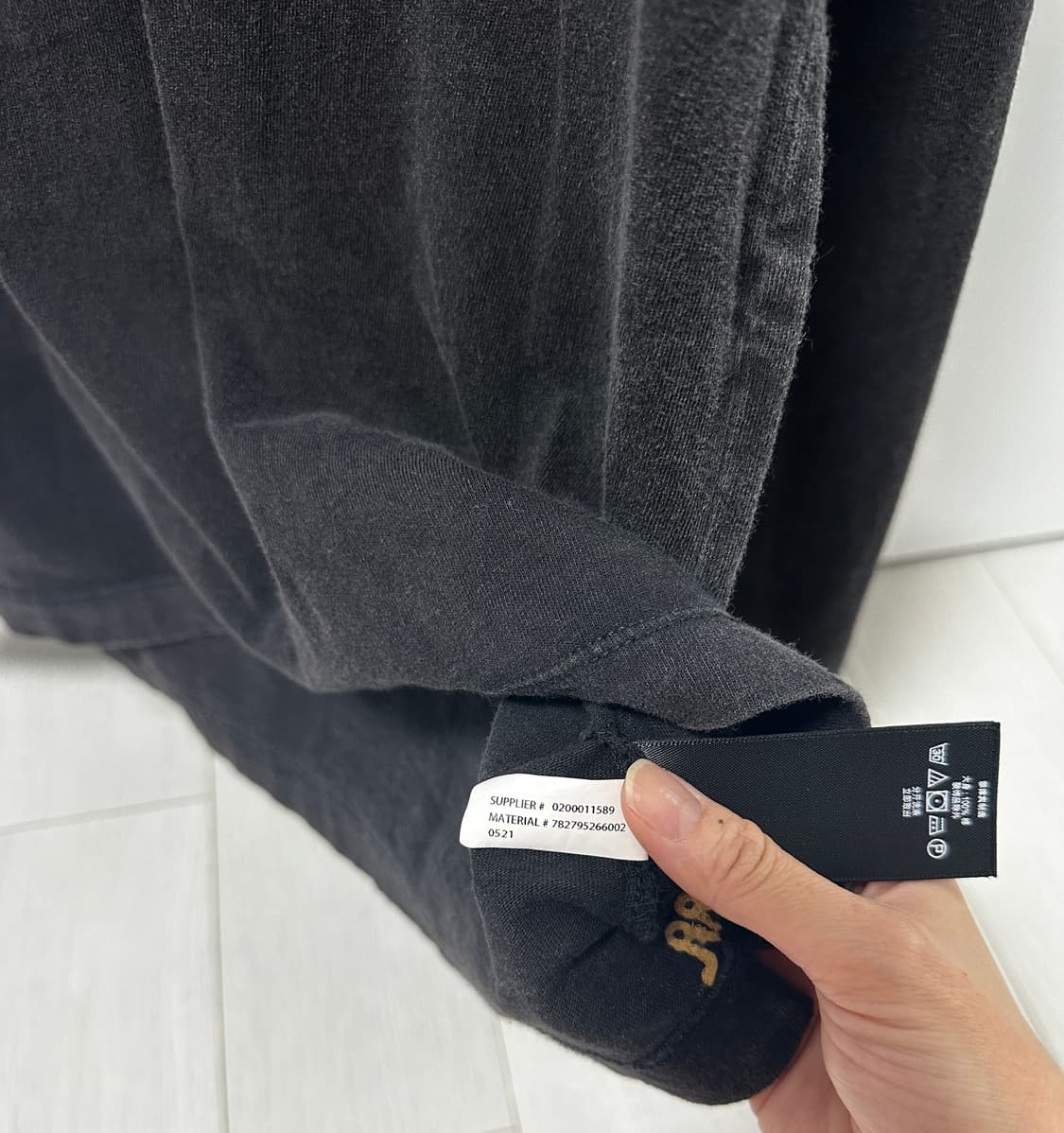 롱슬리브 크루넥 티셔츠 상품이미지6