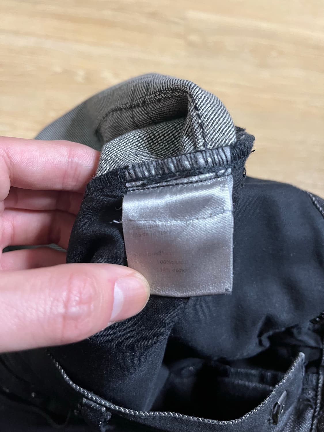 [31] 디올옴므 04ss strip 디스트로이드 왁스 코팅진 상품이미지8