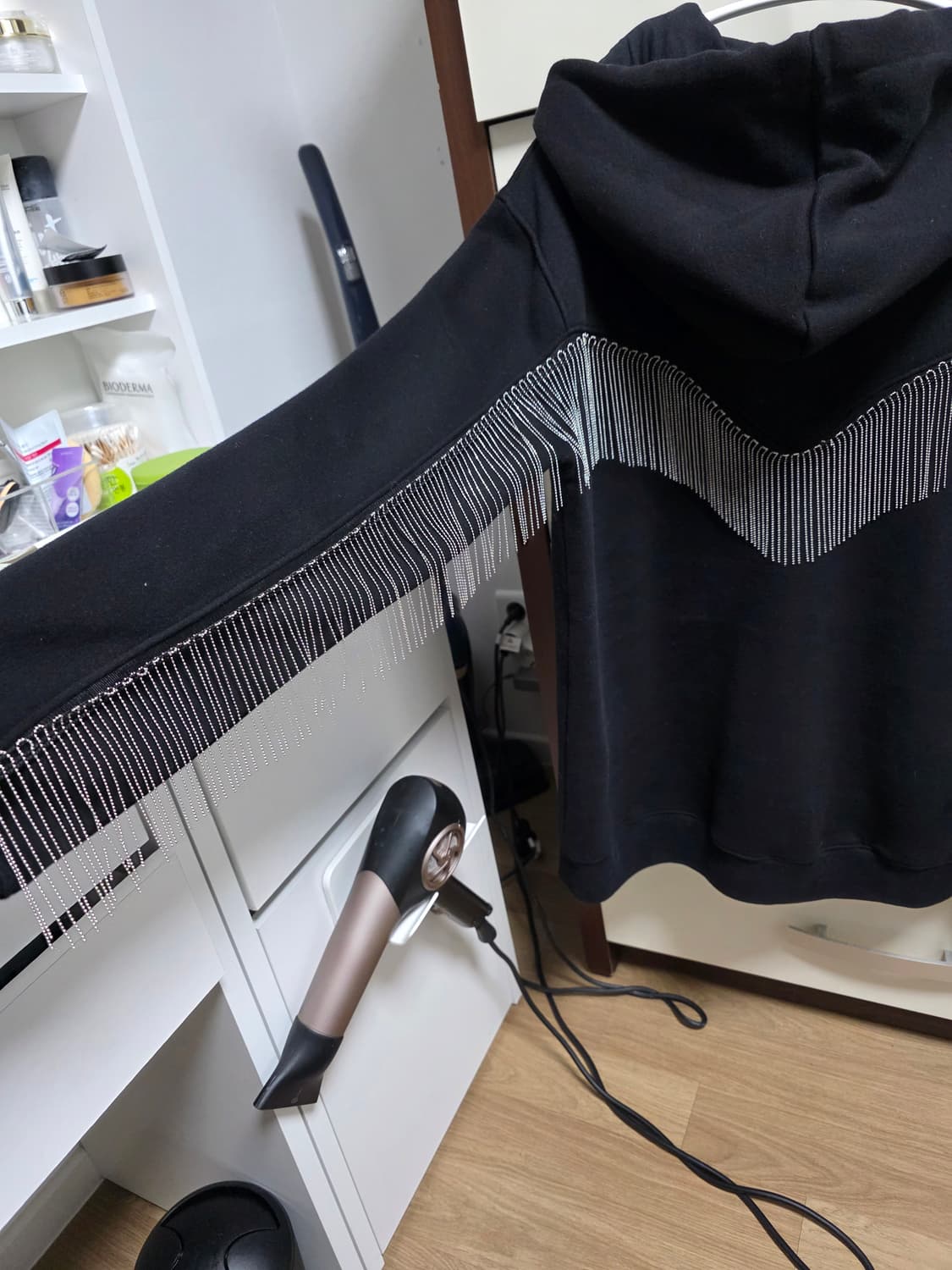 올세인츠 블랙 후드티 후디 S 상품이미지4