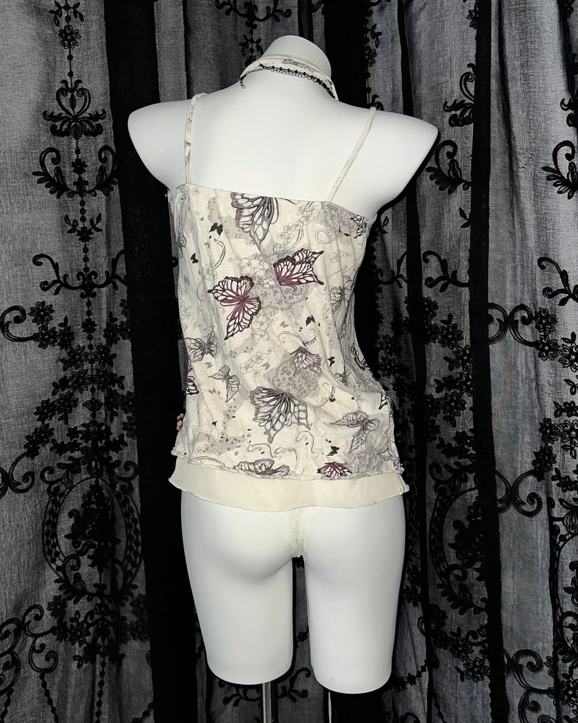 Oriental Butterfly Halterneck Slip 상품이미지4