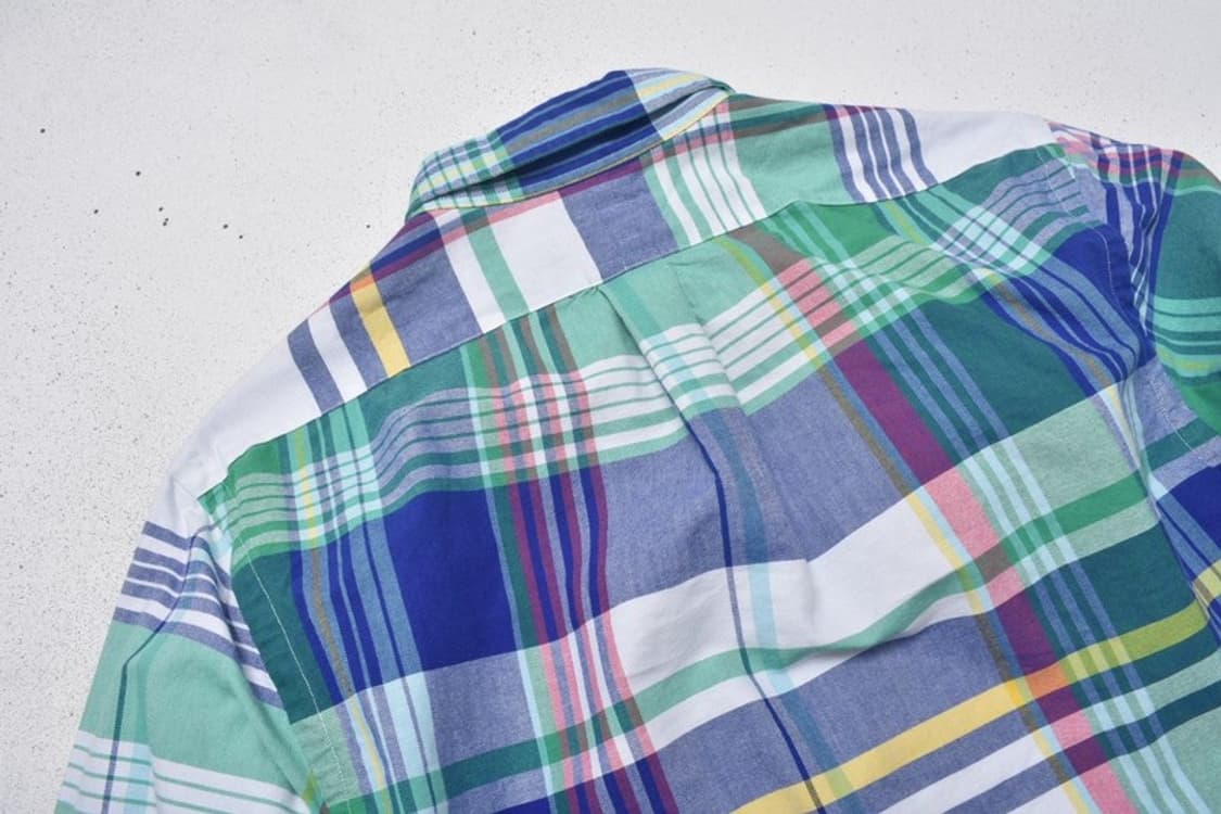 폴로 랄프로렌 큐알 체크 셔츠 남방 M M0061 상품이미지8