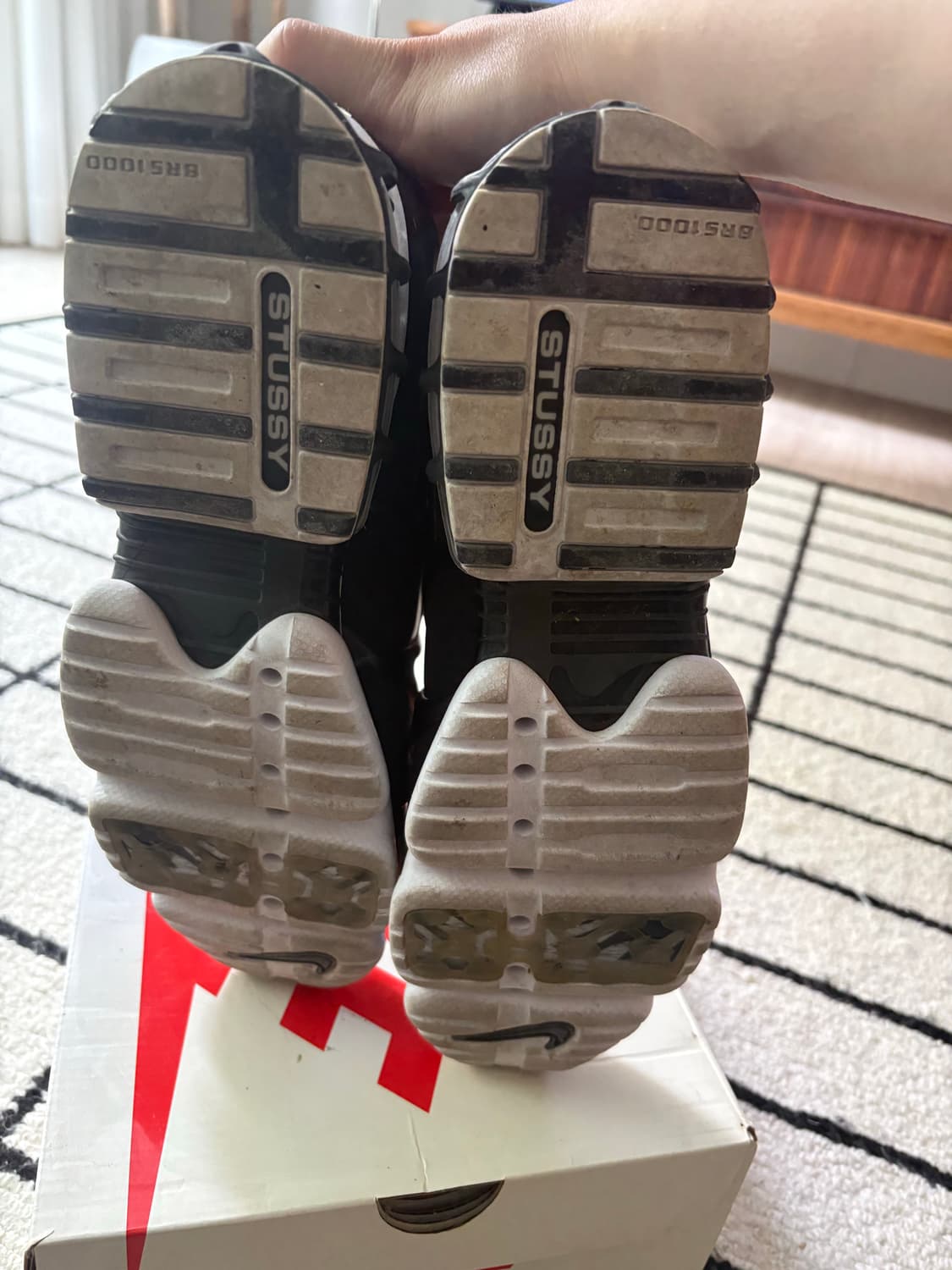 나이키 스투시 에어 줌 스피리돈 쿠키니 블랙 285 상품이미지5