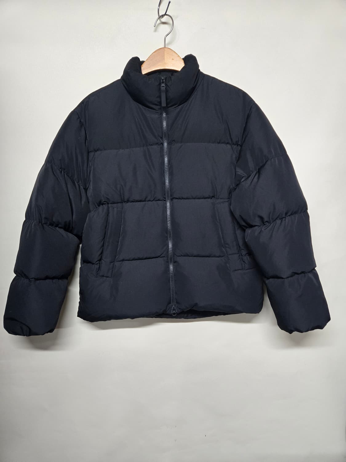 무신사 스탠다드 블랙 숏패딩 S 상품이미지1