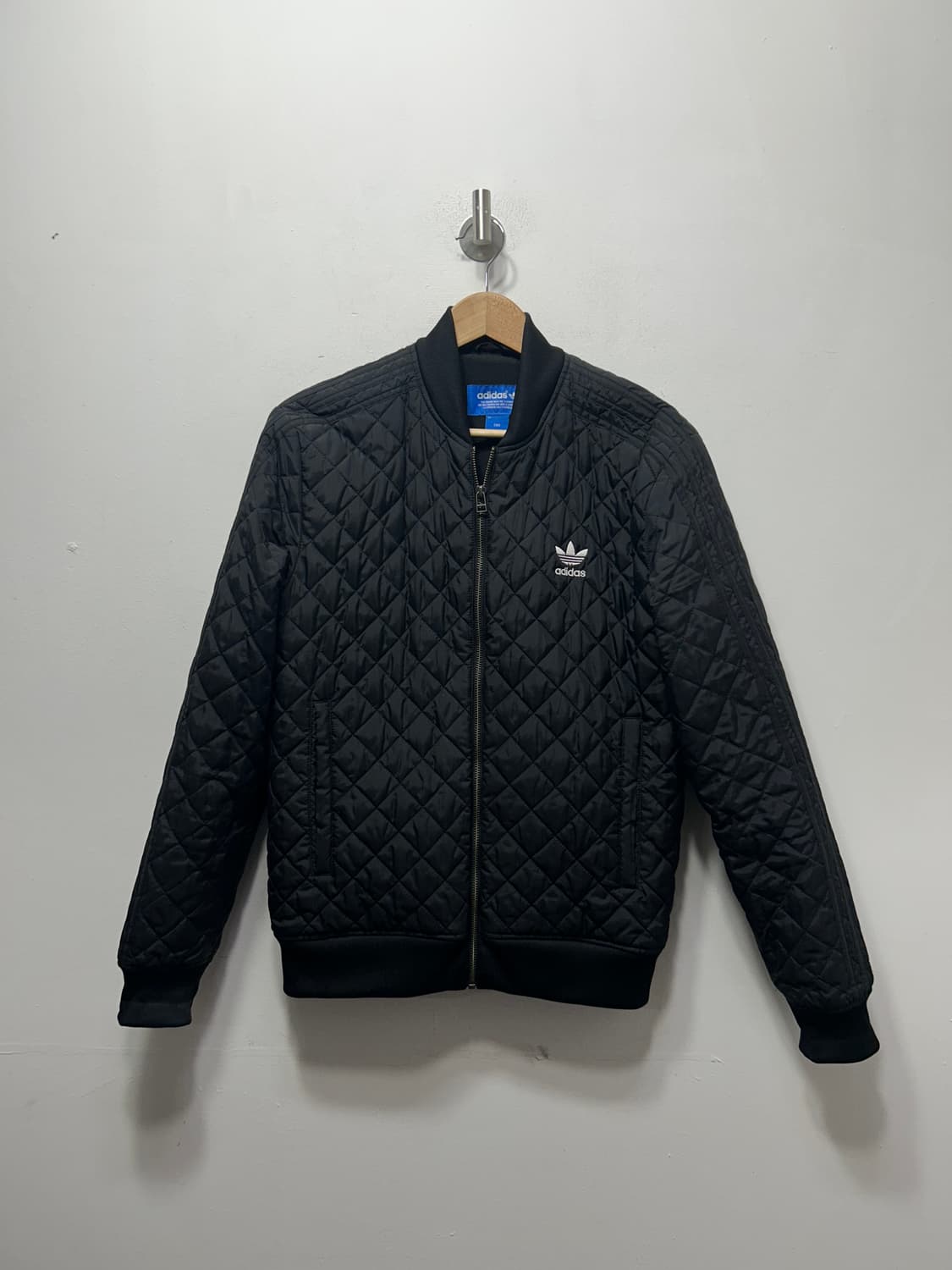 아디다스 블랙 경량 퀄팅 자켓 집업 M  상품이미지1