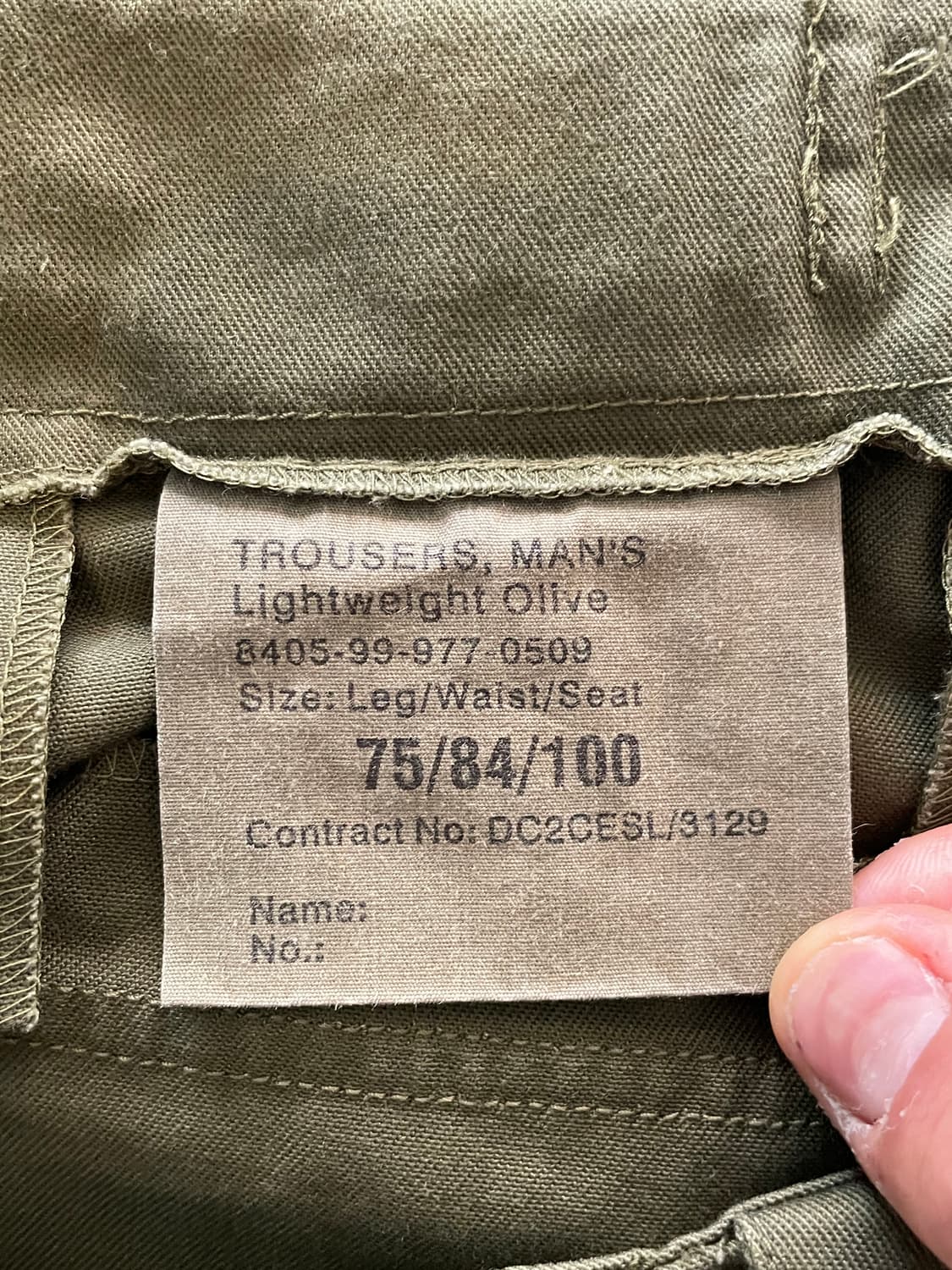 영국군 라이트웨어 트라우저  베이커 팬츠바지(33) 상품이미지2