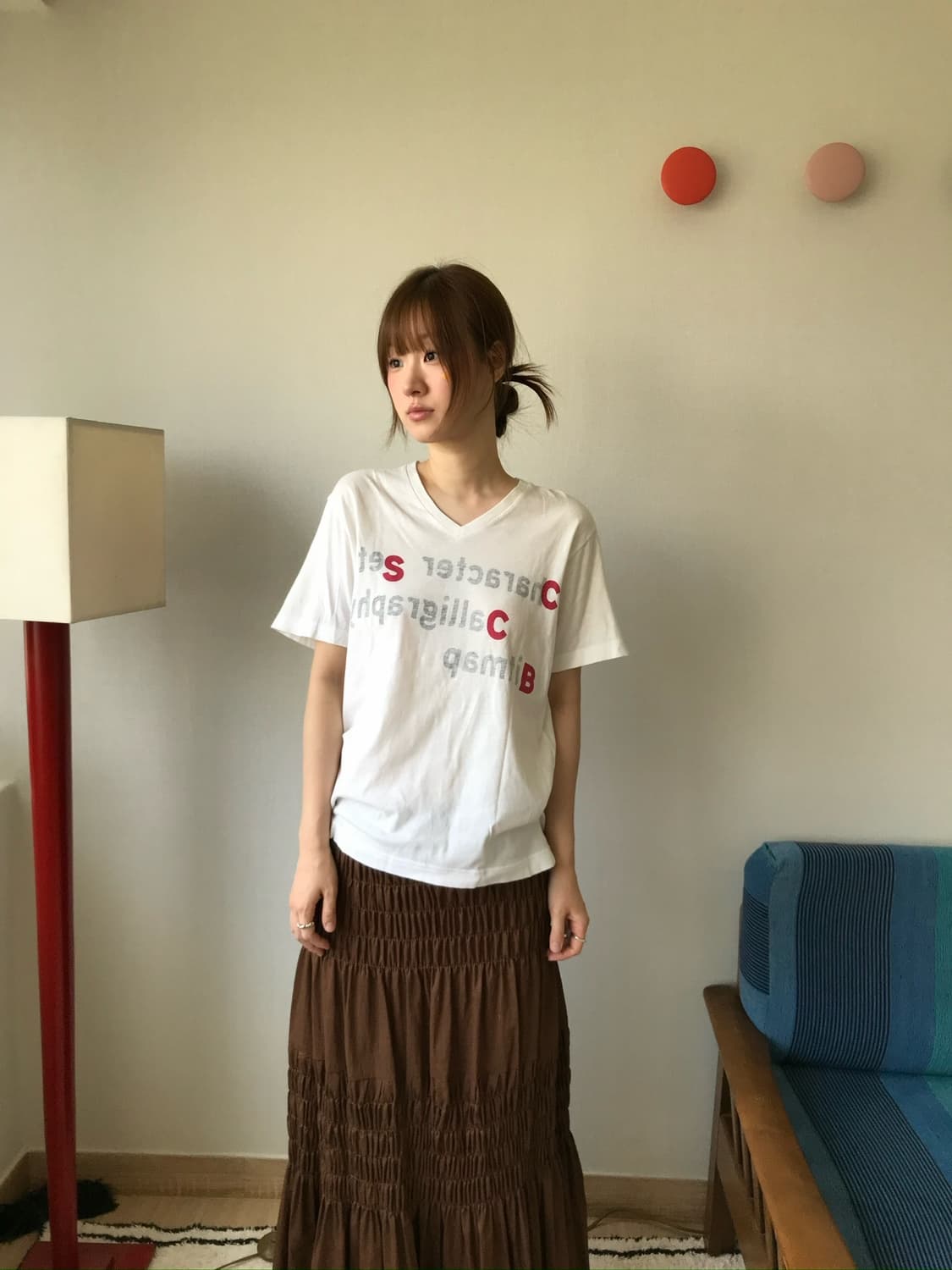 wrinkle maxi skirt  상품이미지6