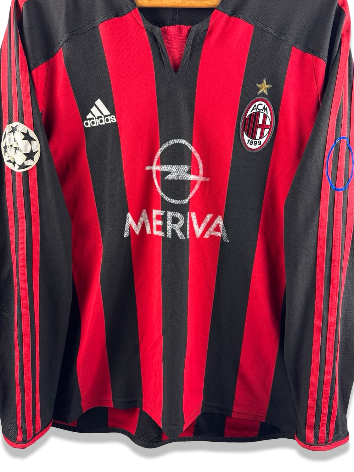 아디다스 03-04 AC밀란 홈 긴팔유니폼2624 상품이미지4