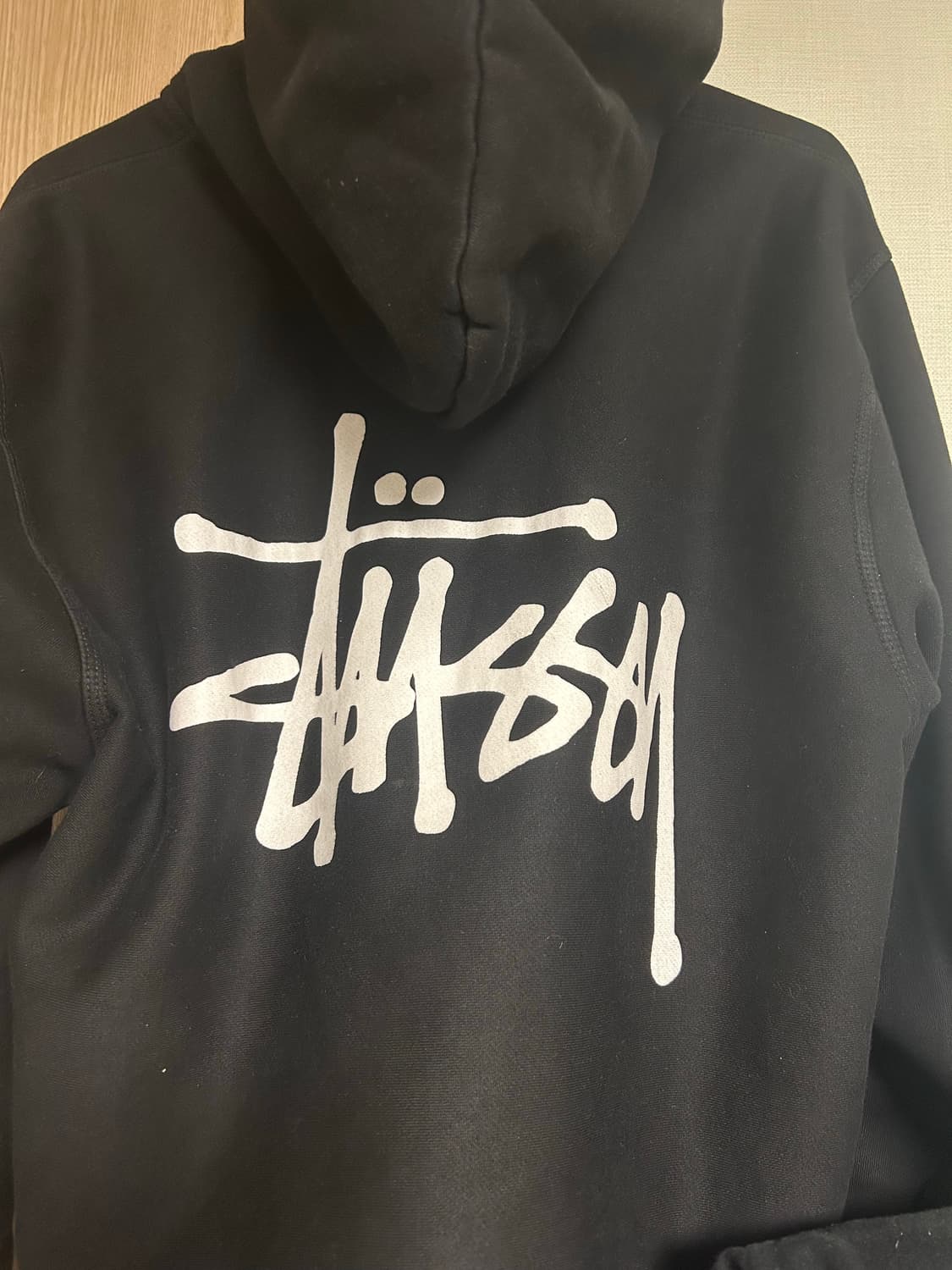 스투시 후드집업 블랙 상품이미지2