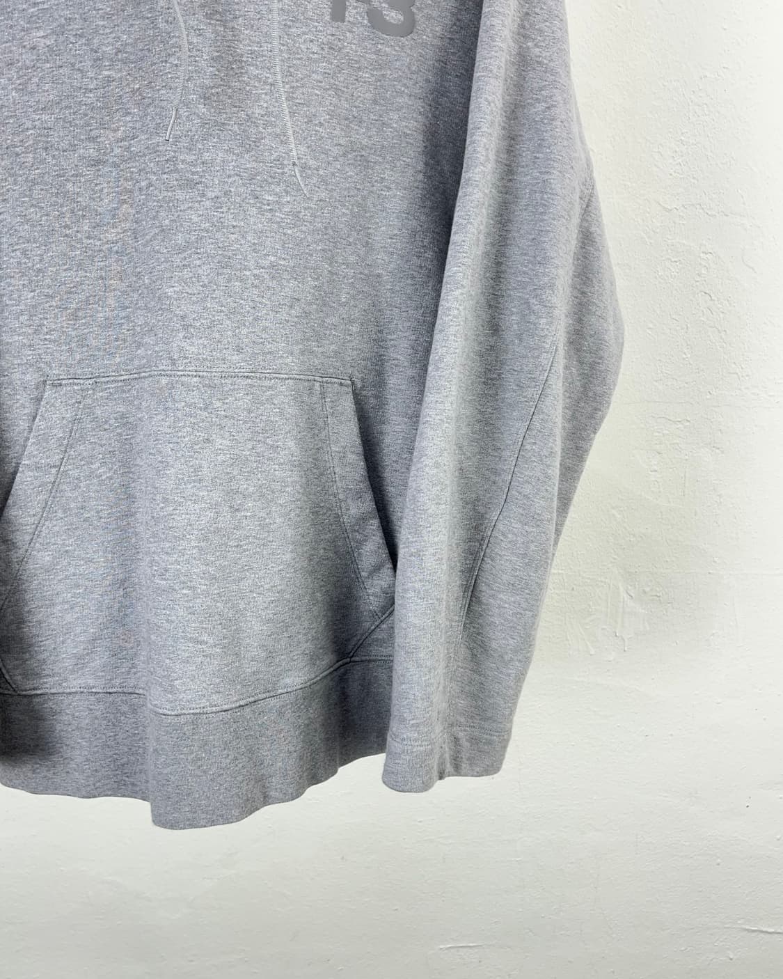 y3 그레이 헤더 클래식 체스트 로고 후디 스웨트 셔츠 상품이미지5