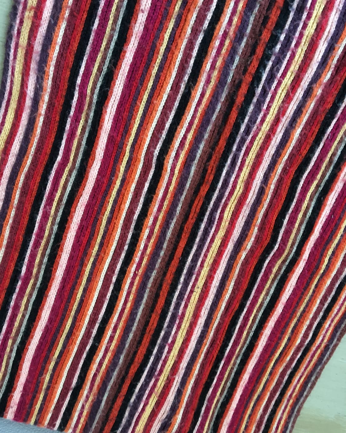  stripe pattern knit muffler 상품이미지4