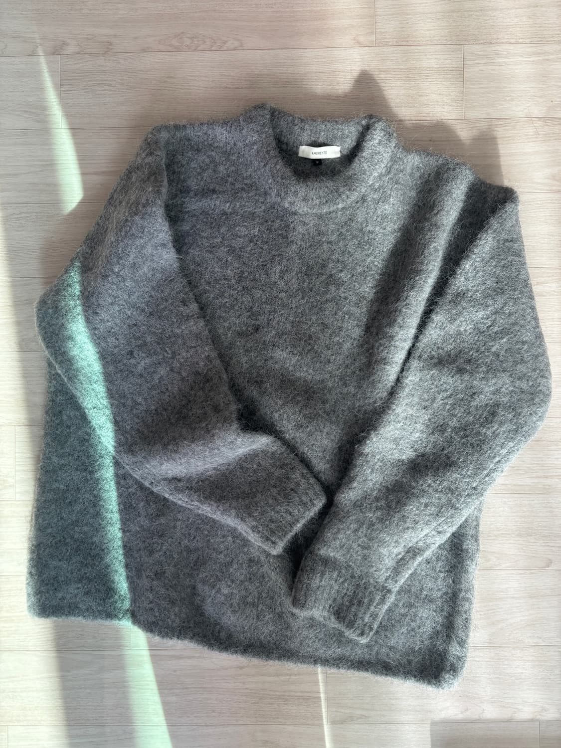 아모멘토 알파카 라운드 넥 풀오버 M 상품이미지3