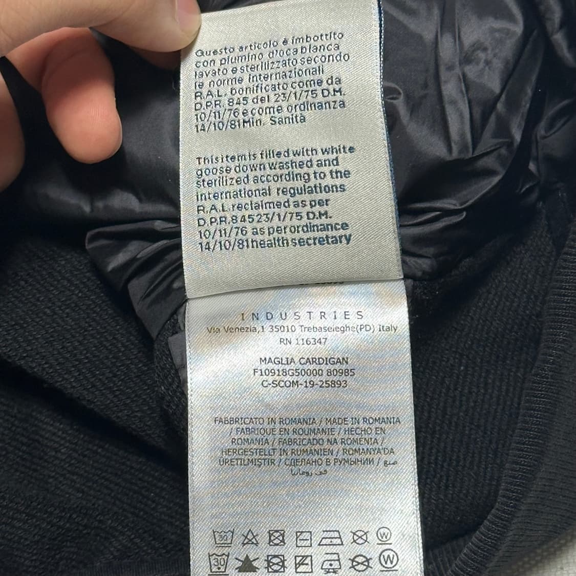 XL 몽클레어 블랙 패딩 자켓 상품이미지6