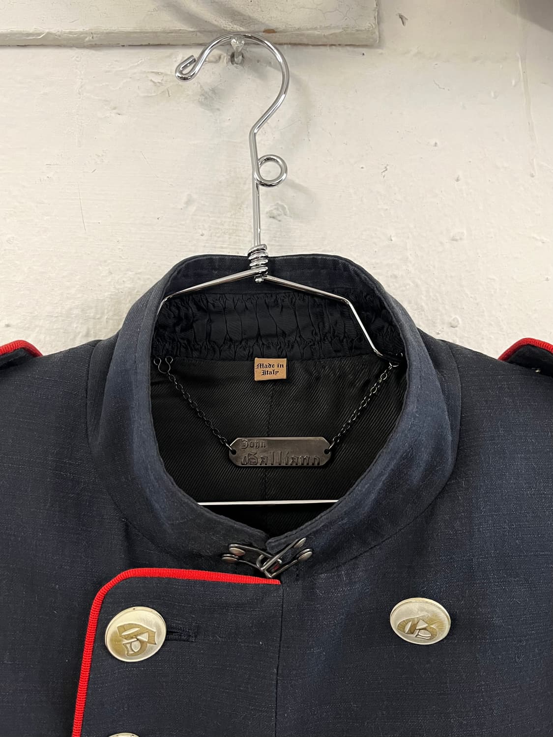 존갈리아노 2012SS 런웨이 아카이브 나폴레옹 코트 상품이미지4