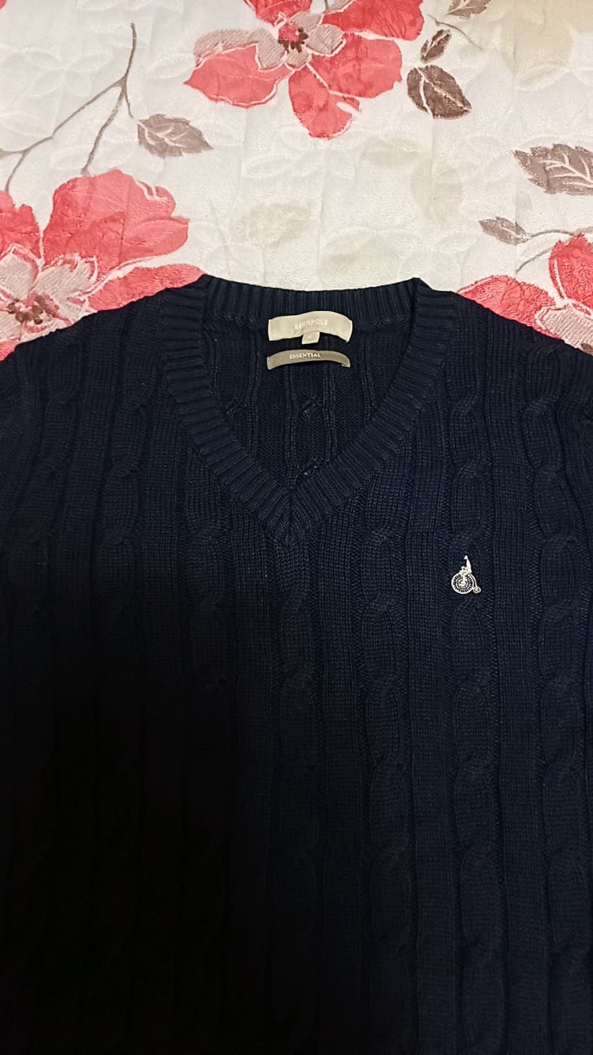 빈폴 꽈배기니트 실측90 여성55 가슴46 기장59 상품이미지2