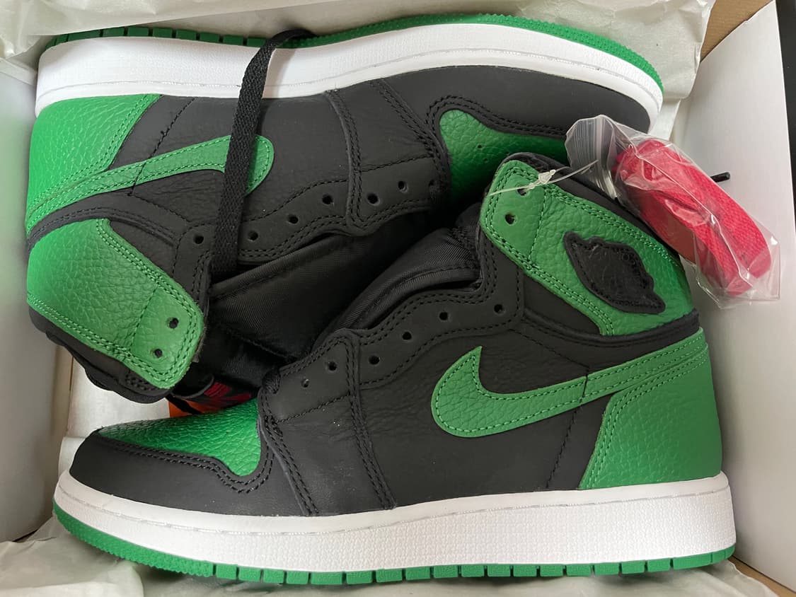 [240] (GS) 조던 1 레트로 하이 OG 파인 그린 블랙 상품이미지2