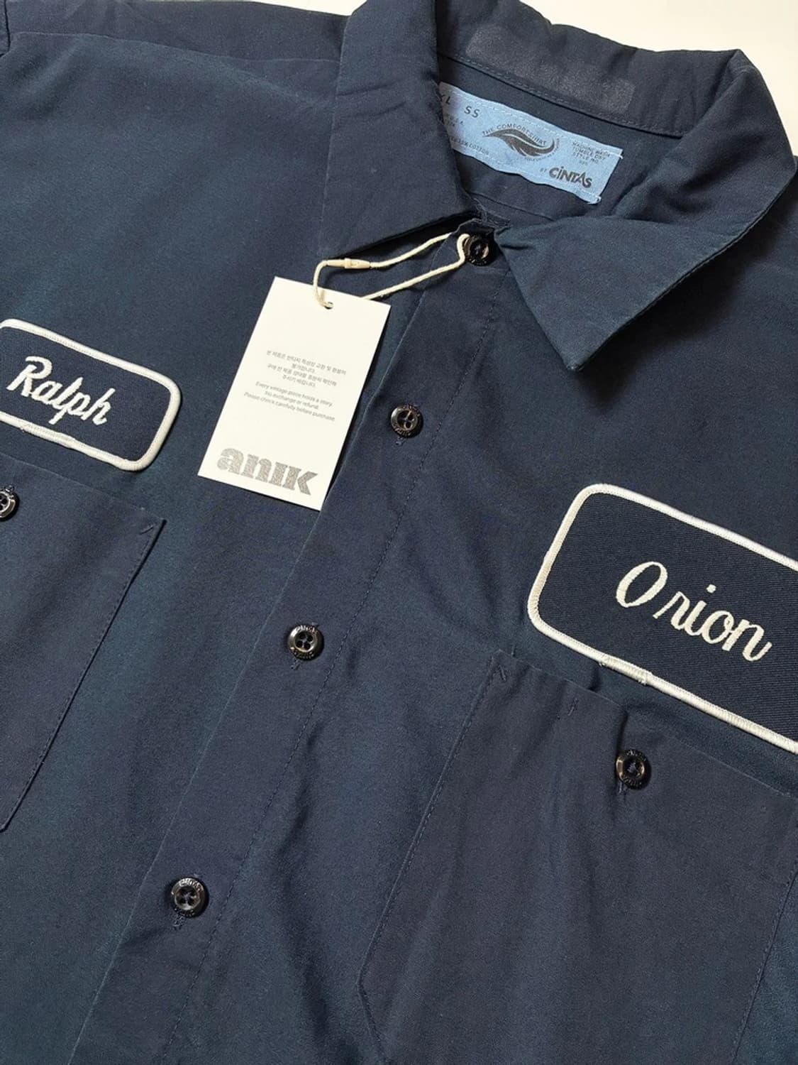 Selected 00's 빅프린팅 반팔 코튼 셔츠 PN9490 상품이미지5