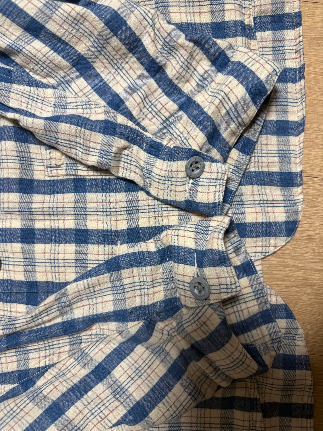 Indigo Check Twill Engineer Jacket 상품이미지4