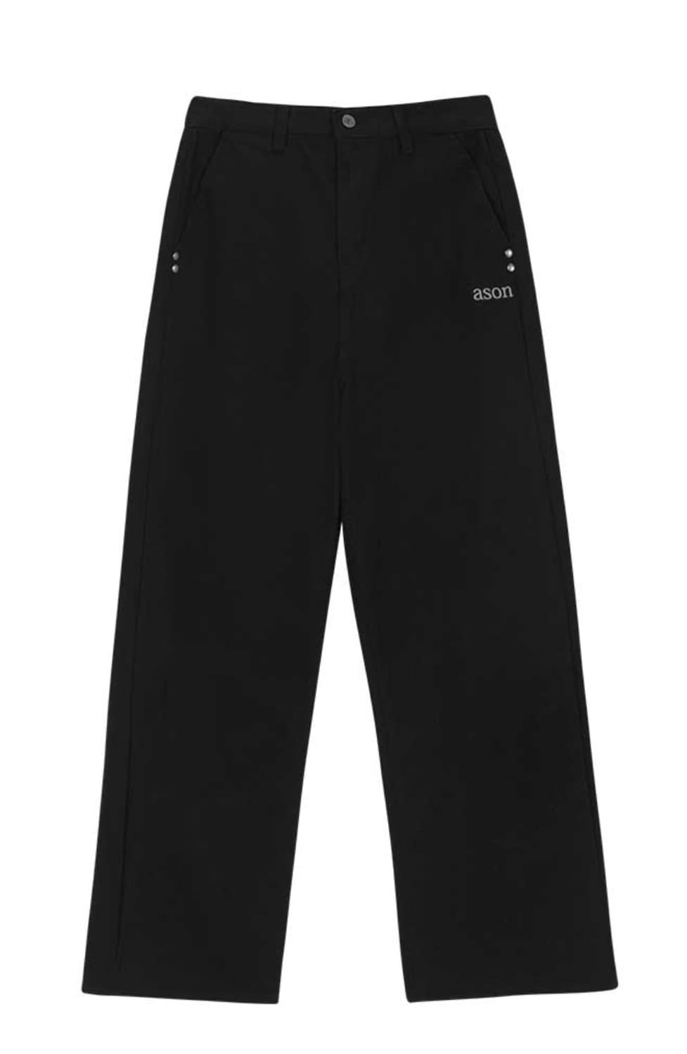ASON SMOG WIDE PANTS / BLACK 상품이미지1