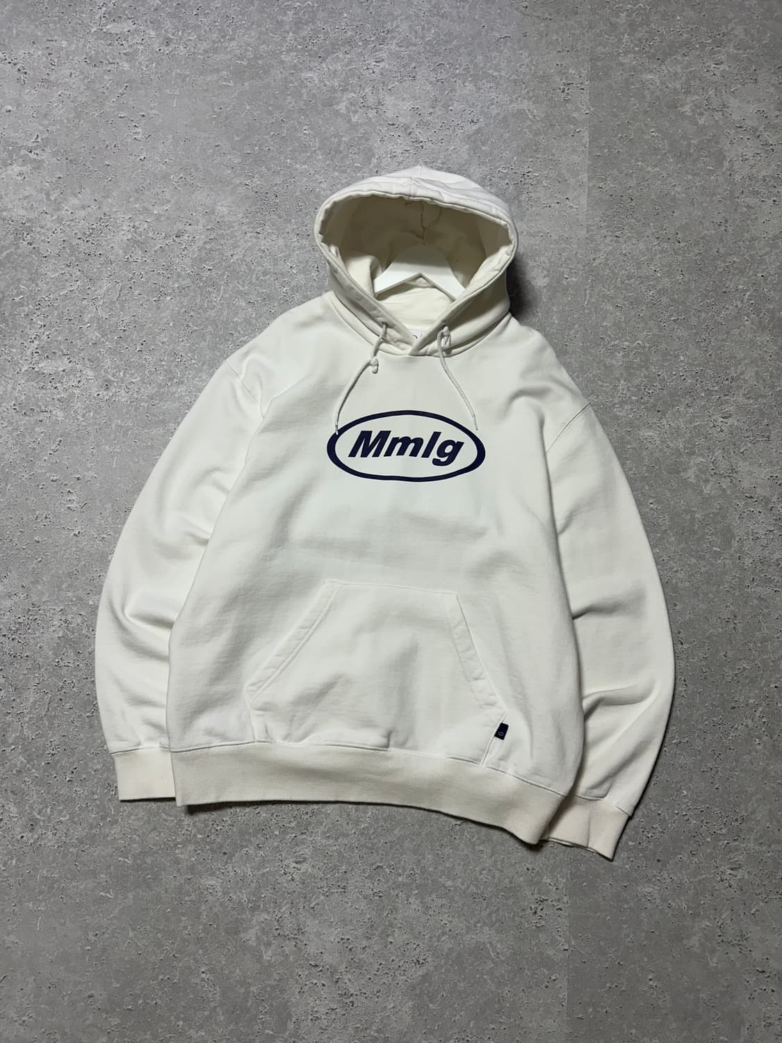 Mmlg 빅로고 화이트 후드티 상품이미지1