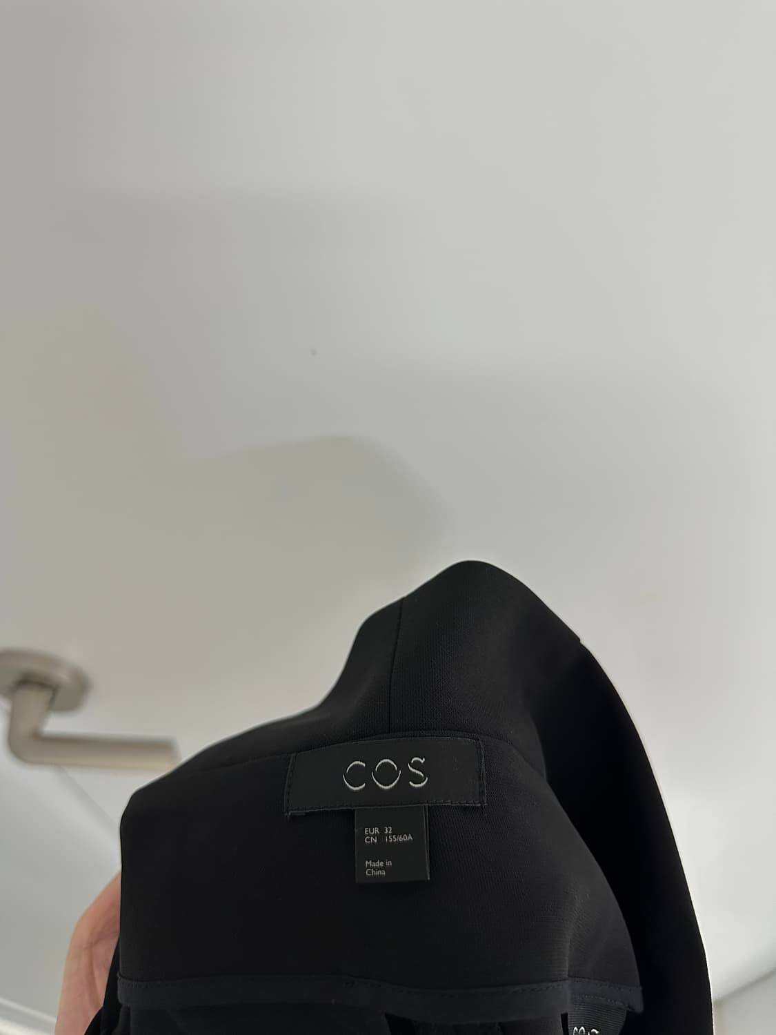 [코스 / COS] 여성 블랙 와이드 팬츠 상품이미지6