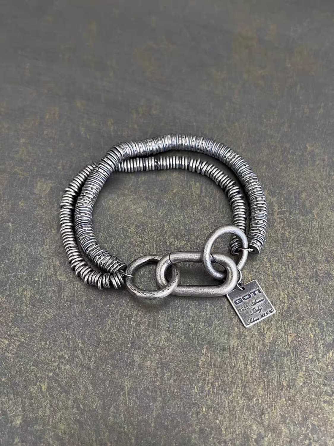 Oceanora 다크 고딕 핸드메이드 925 실버 헤비 팔찌 상품이미지8
