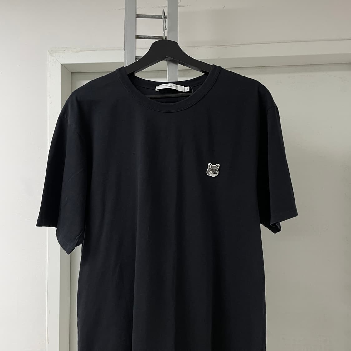 메종키츠네 폭스 반팔 티셔츠 블랙 XL 상품이미지2