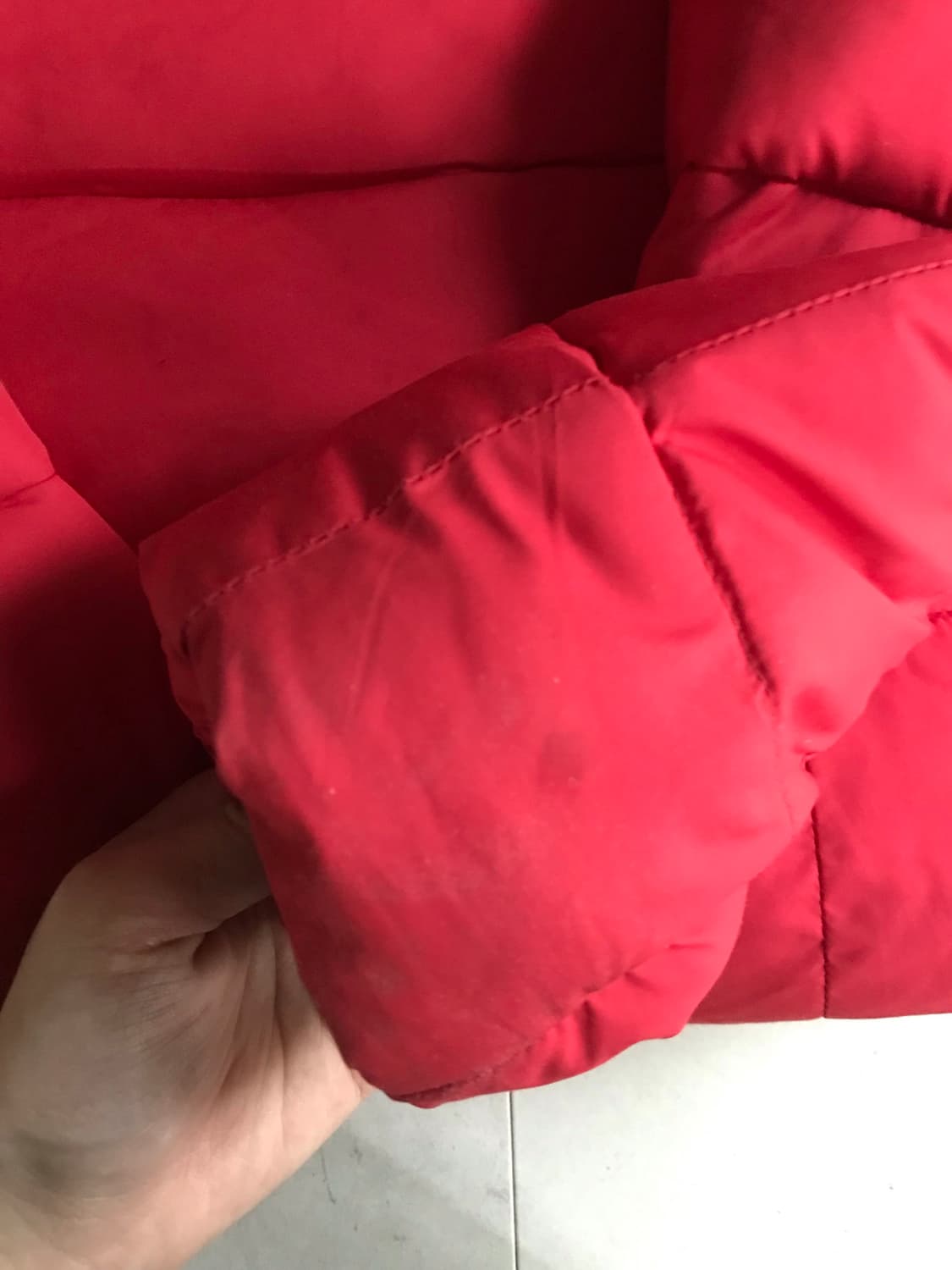 아베크롬비 레드 패딩 상품이미지8