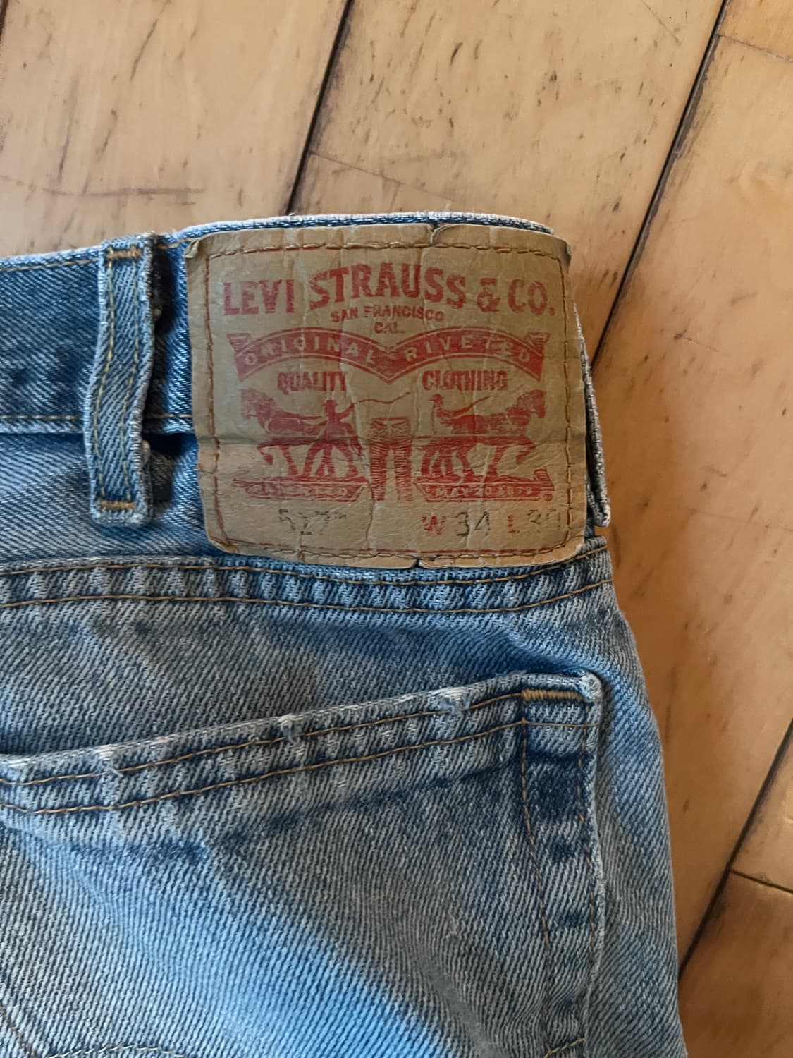 리바이스 527 부츠컷 34x30 상품이미지3