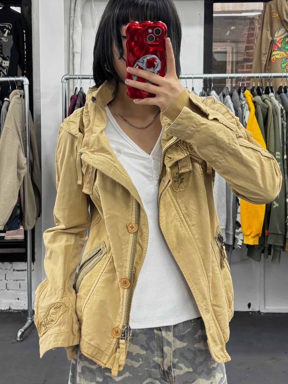 마리떼 프랑소와 저버 베이지 코튼 자켓 상품이미지4