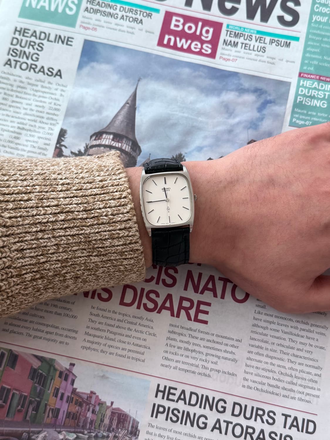 Seiko 세이코 Square Quartz 상품이미지5