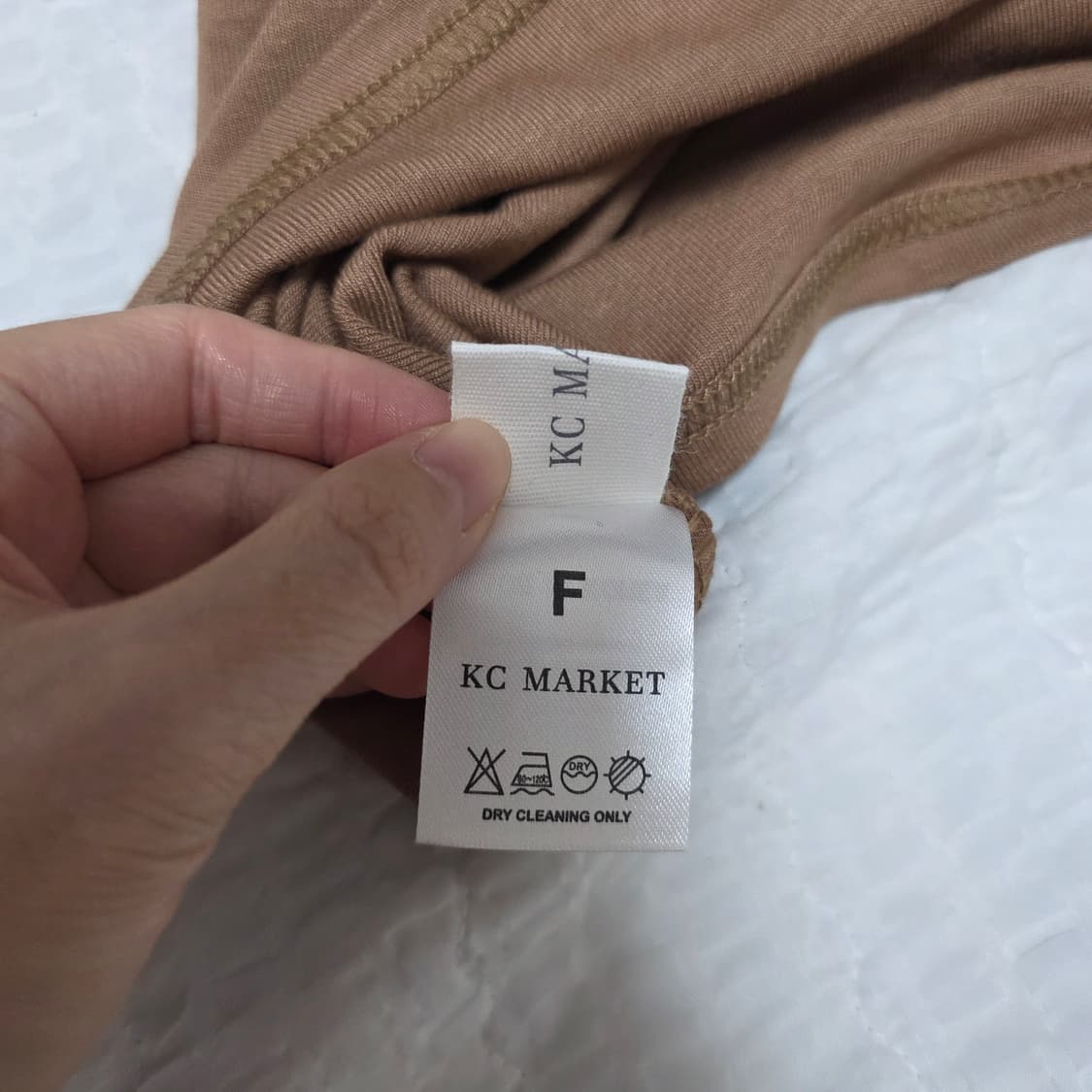 오프숄더 시스루 레이스 쉬폰 딱붙 브라운 긴팔티셔츠 상품이미지4