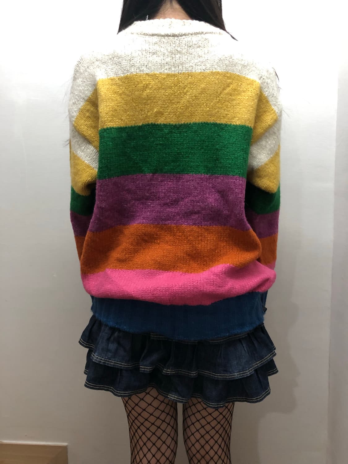 빈티지 비비드 컬러 스프라이트 니트 상품이미지8