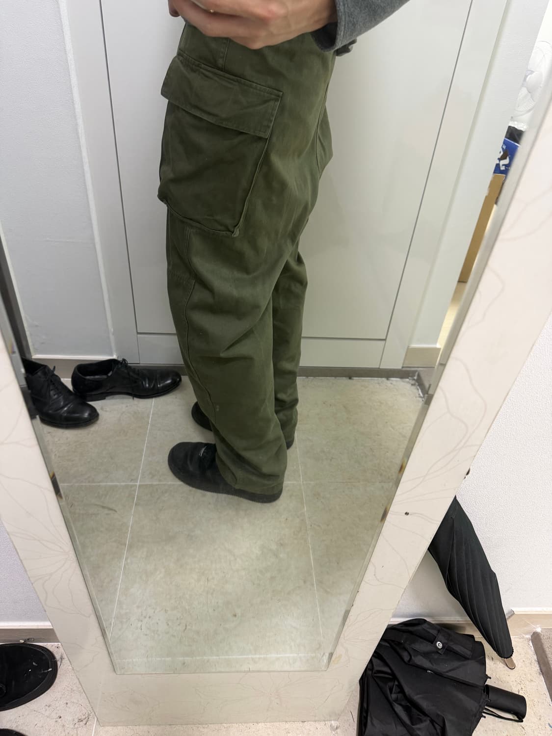 일본 빈티지 1995년 생산 교정복 바지 상품이미지3