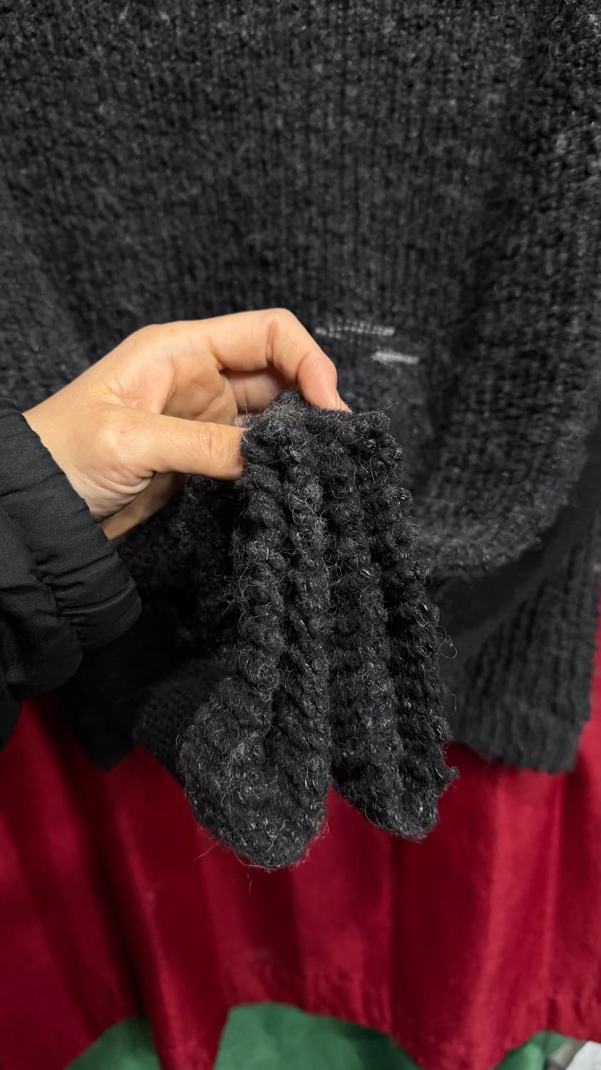 앤더슨벨 후드 니트 M 상품이미지5