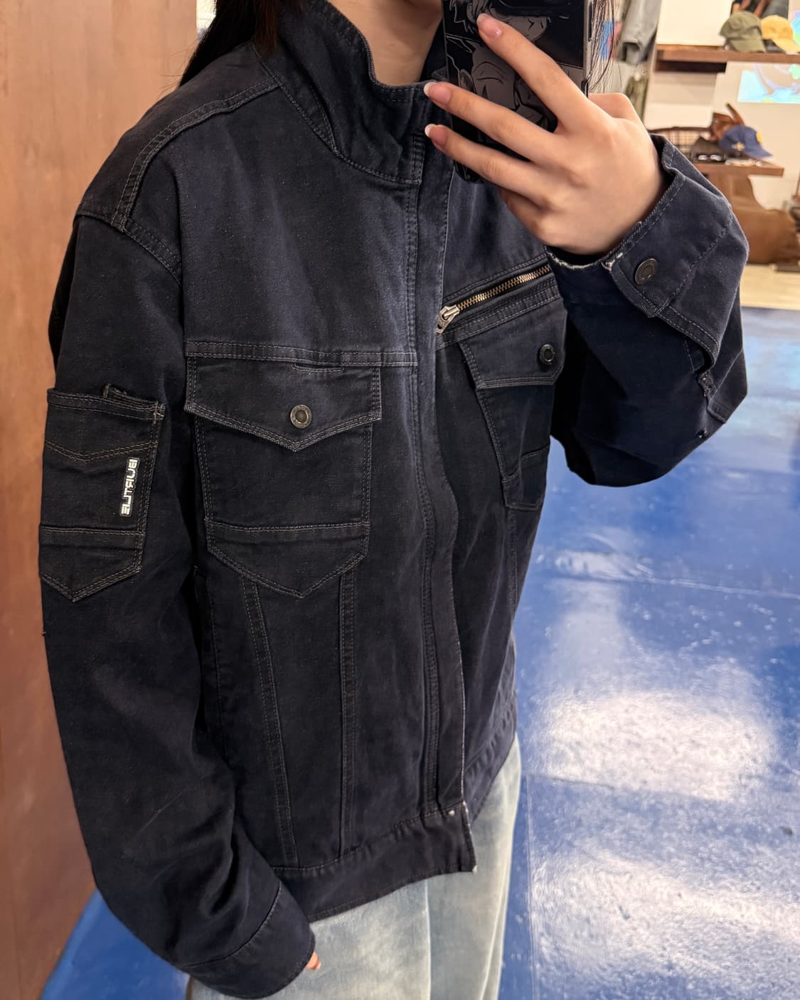 Burtle Jvtg 데님 자켓 상품이미지2