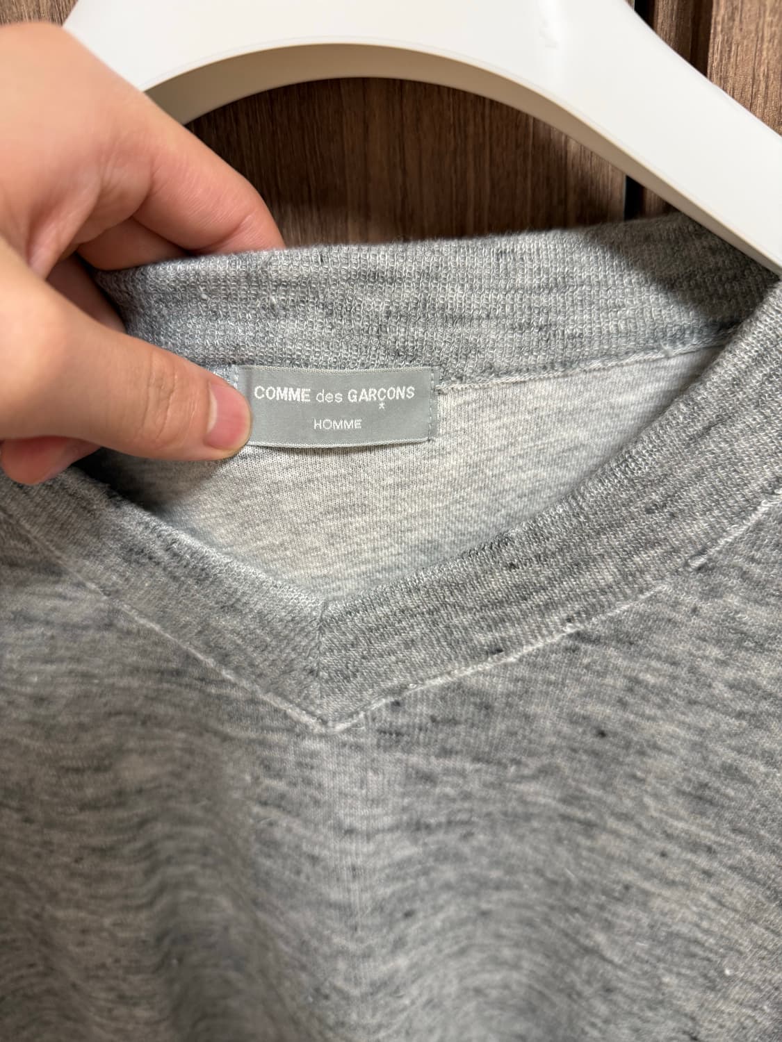 꼼데가르송 다나카 옴므 브이넥 티셔츠 상품이미지3