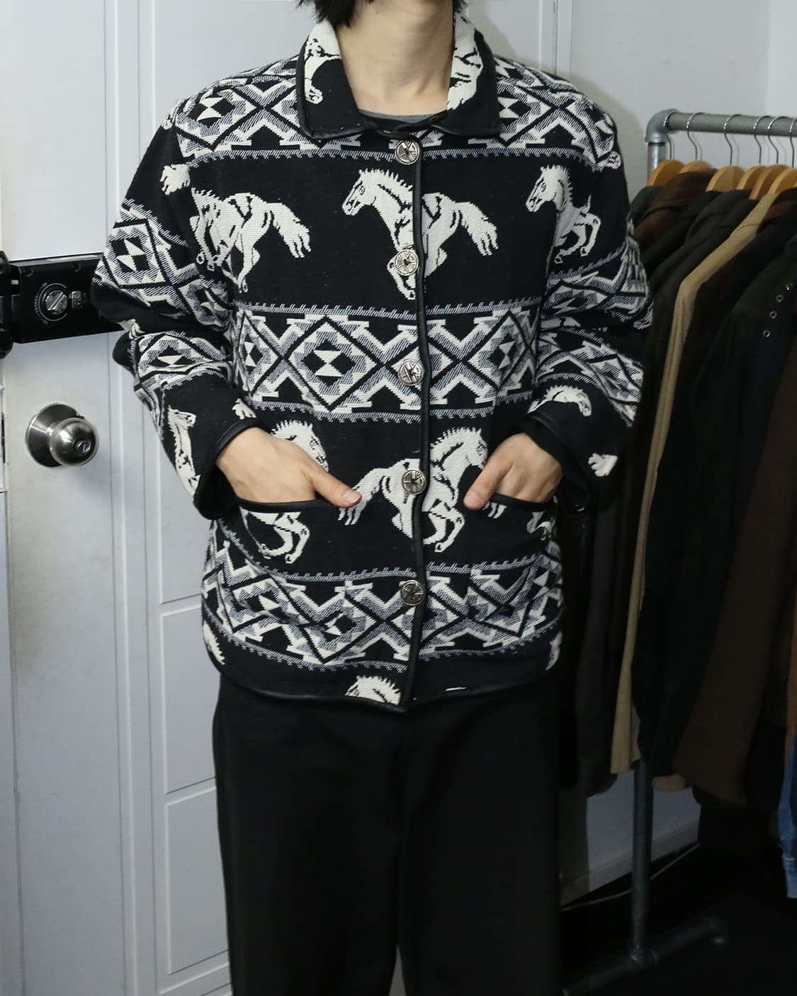 빈티지 웨스턴 태피스트리 자켓  상품이미지3