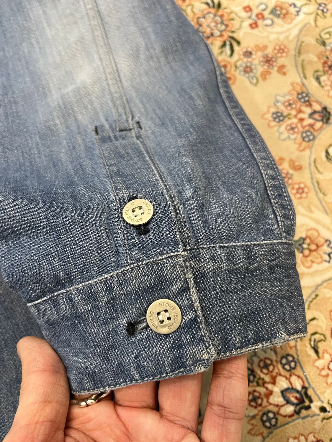 스톤아일랜드 05ss 데님 오버 셔츠 자켓 상품이미지6