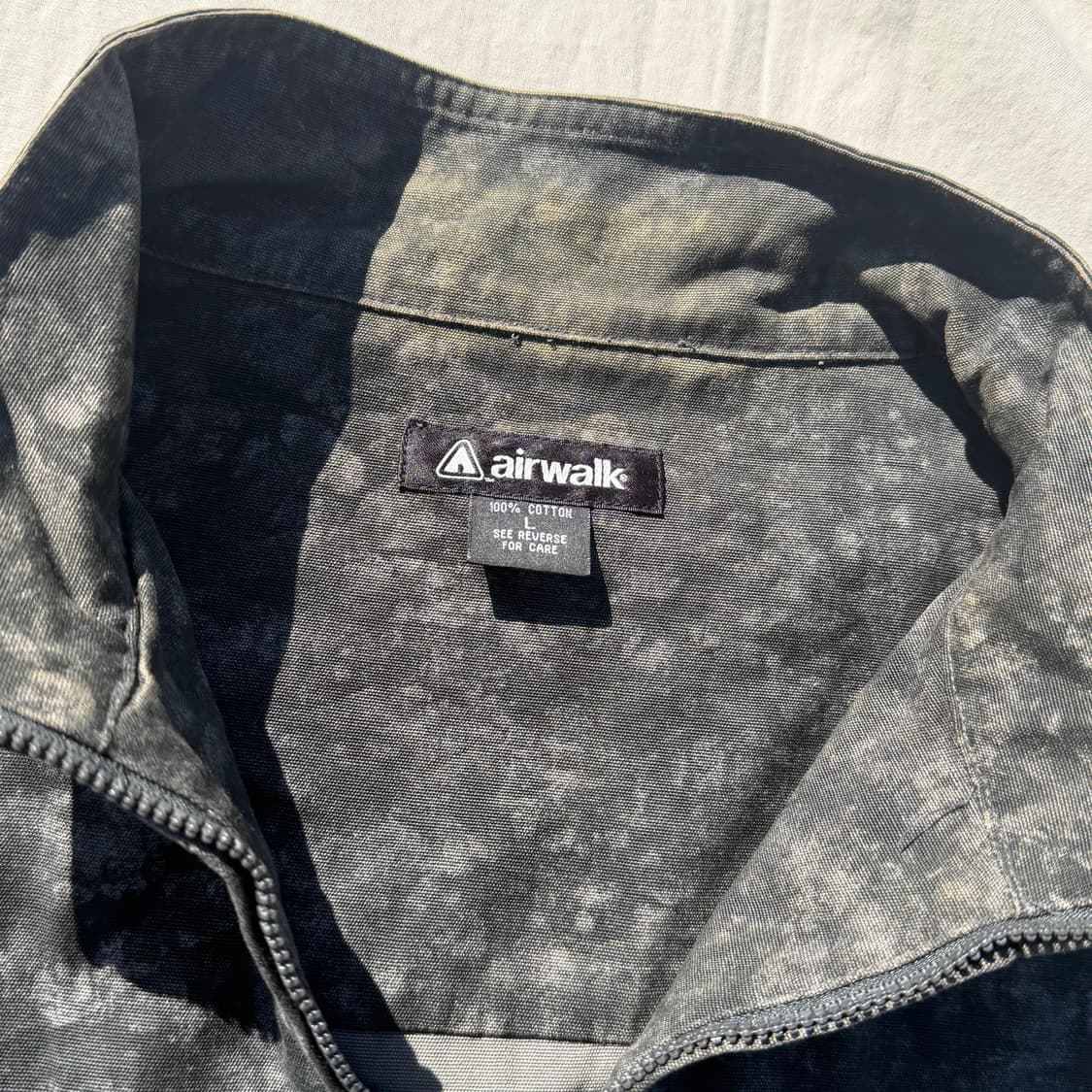 에어워크 블랙 카모 밀리터리 집업 자켓 상품이미지2