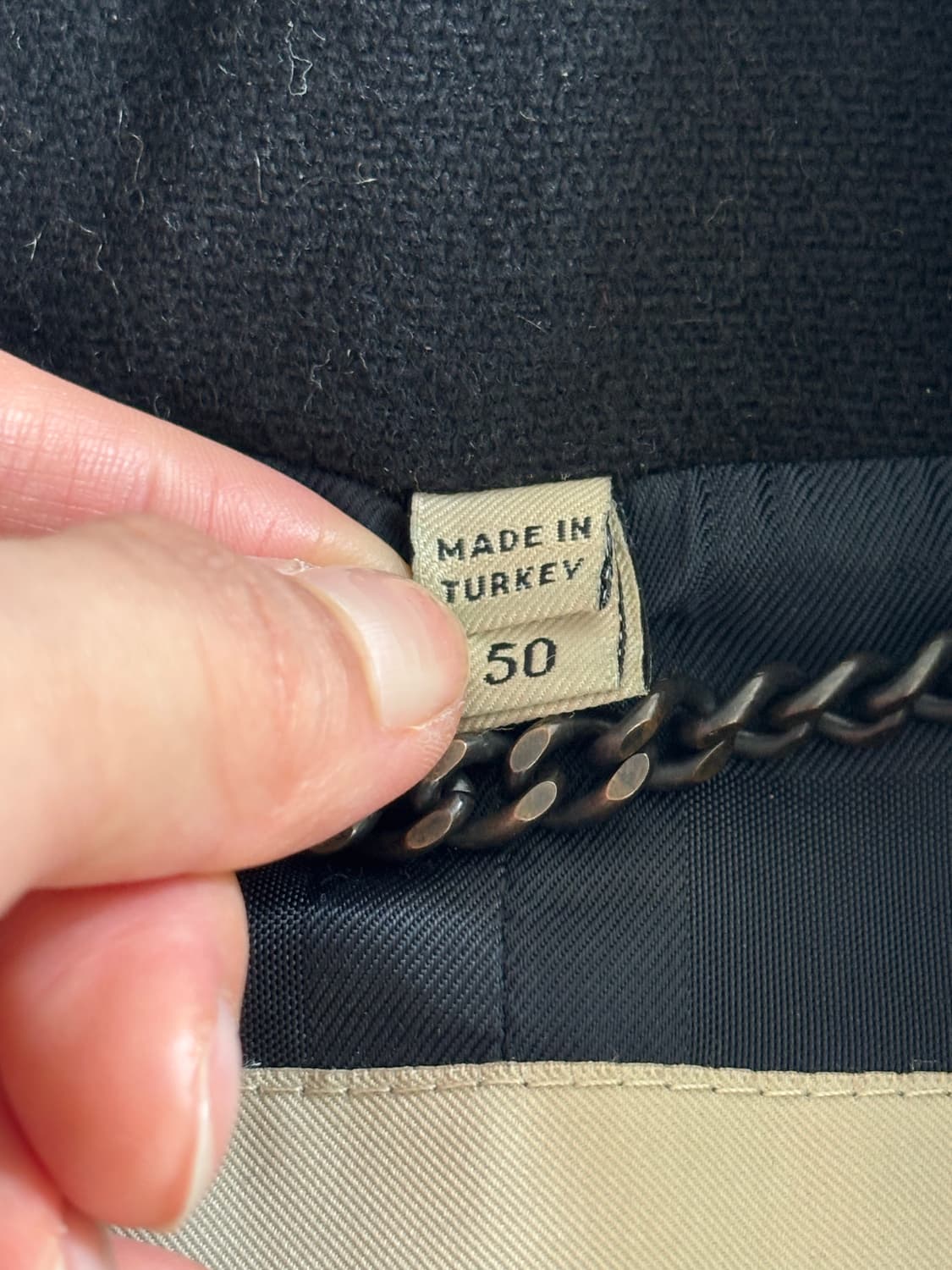  Burberry 버버리 런던 블랙 울 코트 상품이미지9
