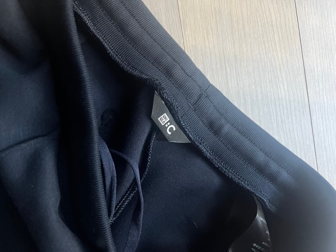 유니클로 C 스웨트 스트레이트 팬츠 네이비 L사이즈 (긴기장) 상품이미지3