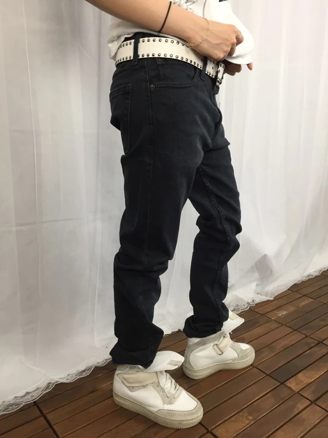 Levi’s 512 Black Slim Taper Jeans 상품이미지2