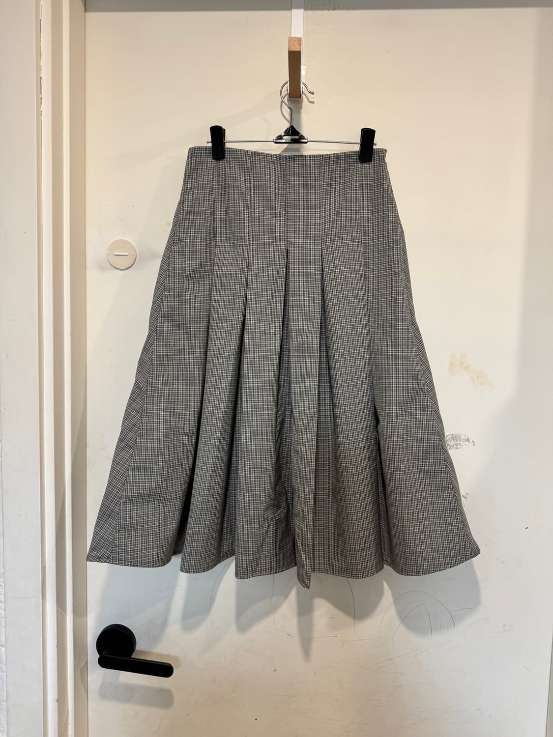 무트오피스 ITALIAN/Waterproof check 스커트 상품이미지3
