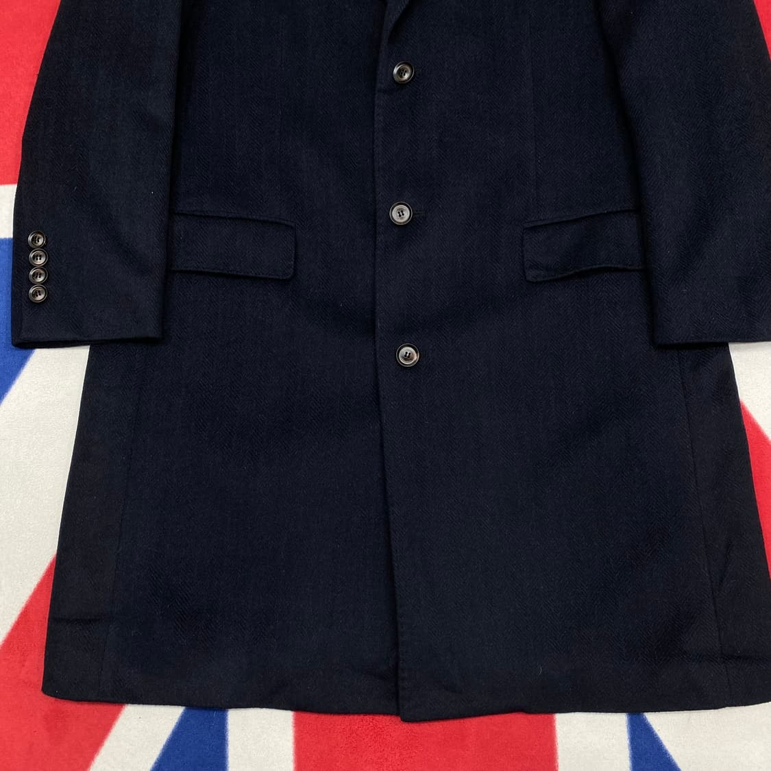 빈티지 헤링본 캐시미어코트 105 상품이미지4