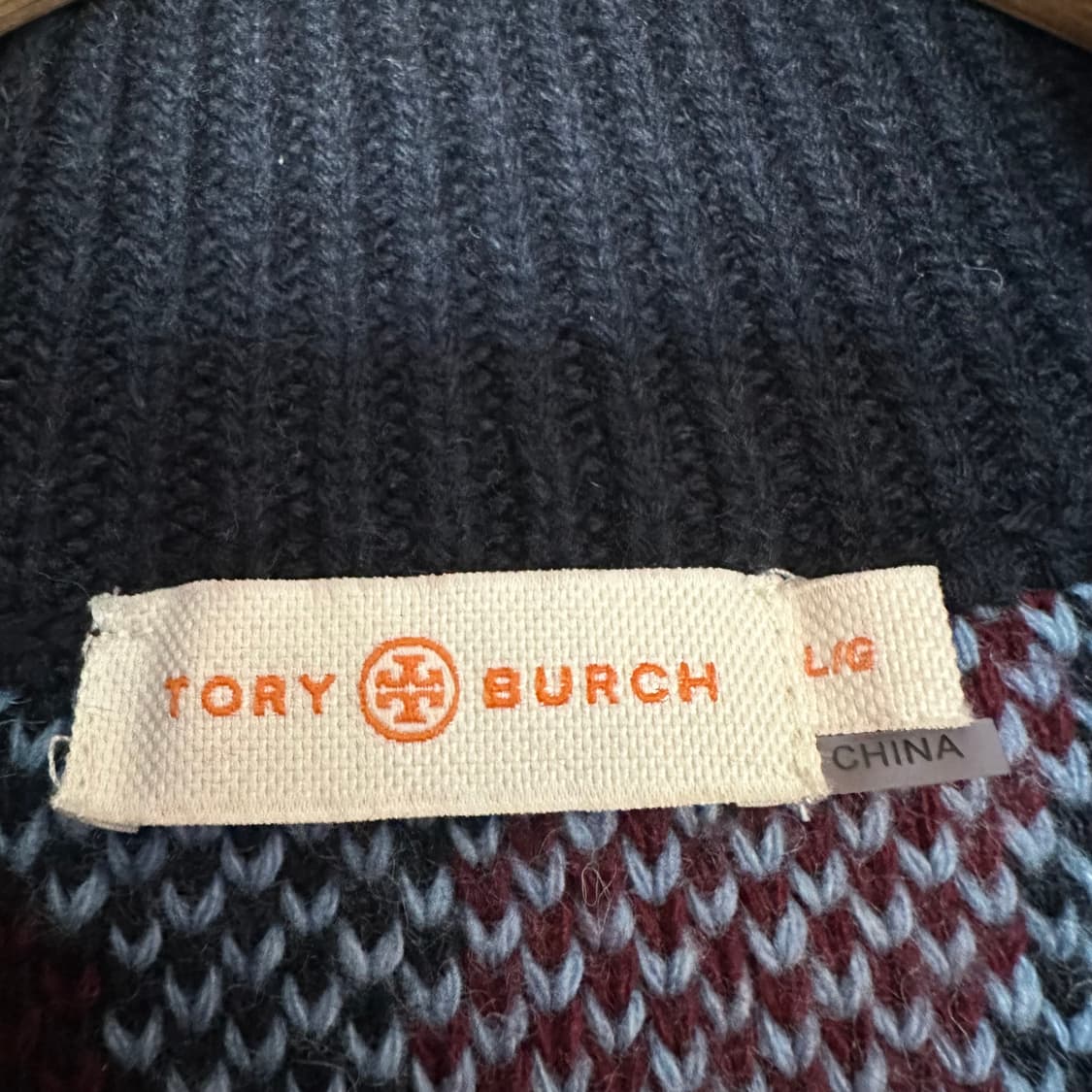 우먼L 토리버치 울 가디건 상품이미지3